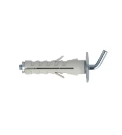 Online Tasselli in nylon ø 12 x 45 con gancio corto 4 pz. Sistemi Di Fissaggio