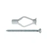 Sistemi Di Fissaggio- Tasselli in nylon 8 x 40 mm per pareti vuote, con viti testa cilindrica 4 x 45 - 6 pz.