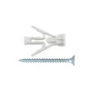 Sistemi Di Fissaggio|Tasselli in nylon espansione a farfalla 10 x 38 mm, con viti tps 4 x 50 - 6 pz.