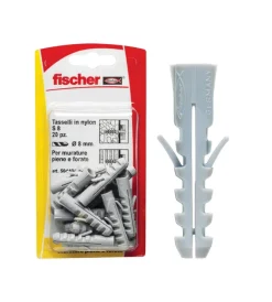 Sistemi Di Fissaggio-Fischer Tasselli in nylon s6