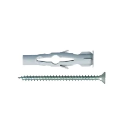 New Tasselli in nylon universali ø 6 x 40 con viti tps 3,5 x 50 ideali per pareti vuote 12 pz. Sistemi Di Fissaggio