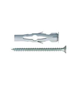 Sistemi Di Fissaggio- Tasselli in nylon universali ø 6 con viti tps ideali per pareti vuote 30 pz.