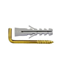 Sistemi Di Fissaggio|Tasselli nylon + ganci appendiquadro