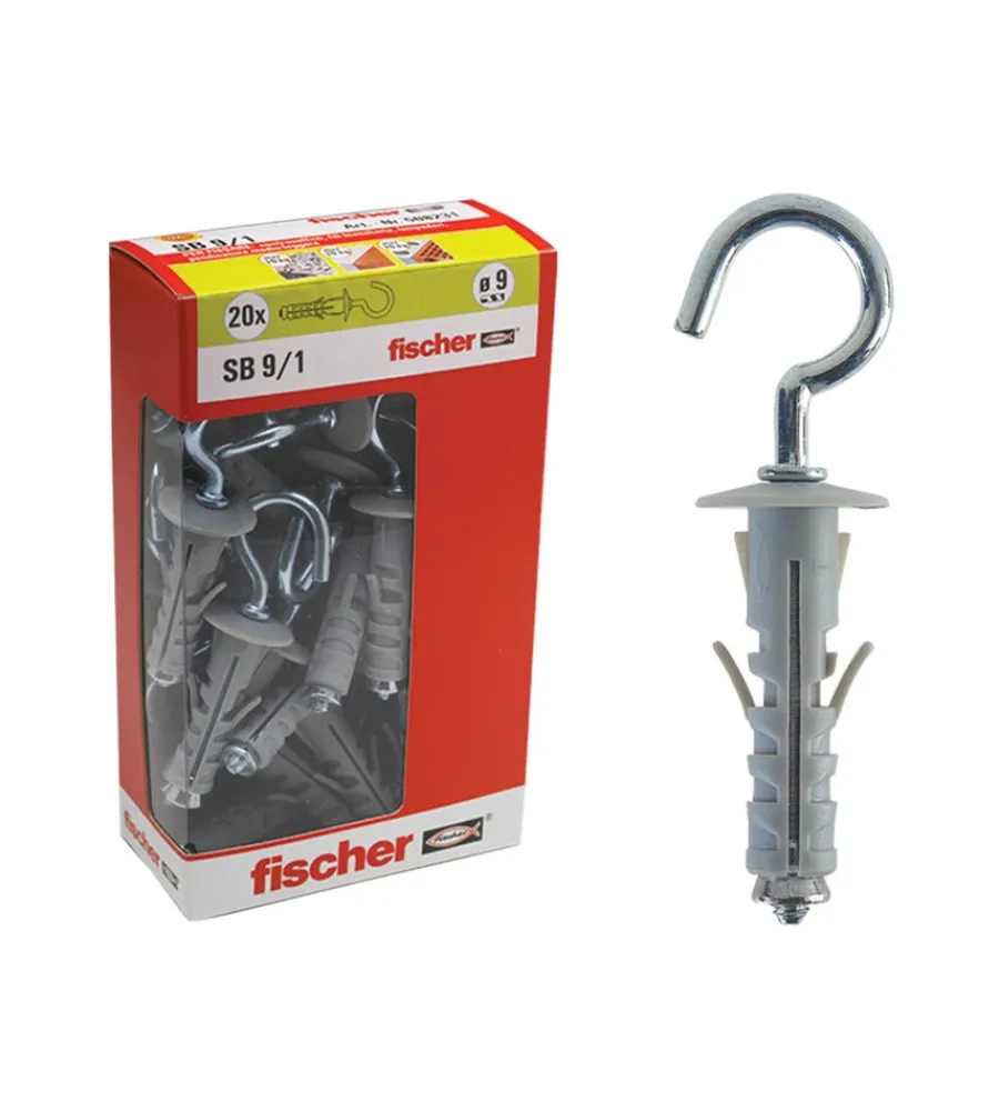 Sistemi Di Fissaggio-Fischer Tasselli nylon sb 9/4 h