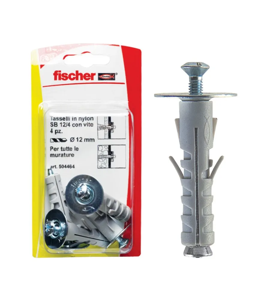 Sistemi Di Fissaggio-Fischer Tasselli sb 12 nylon sb12/1