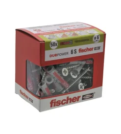 Fischer Sistemi Di Fissaggio|Tasselli universali duopower 5 s y con vite