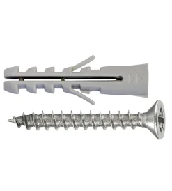 Sistemi Di Fissaggio- Tasselli universali nylon + viti t.p.s. - ø 10 x 50 - 5 pz.