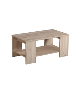 Hot Tavolino da caffe' con ripiano in quercia, 90,5x50,5x41,5 cm Tavolini