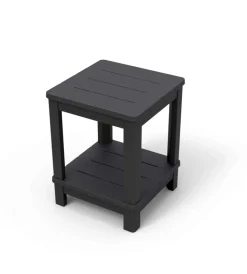 Hot Tavolino da esterno "deluxe side table" colore grafite, 40,5x40,5x57 cm - Mobili Da Giardino E Accessori