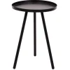 Tavolini|Tavolino salotto "dalton" nero, ø30 cm