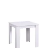 Tavoli-BellaHome Tavolo "alicante" bianco opaco, 80x80x75cm