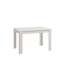 Discount Tavolo allungabile bianco lucido, 120-160x80x76,2 cm Tavoli