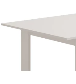 Discount Tavolo allungabile bianco lucido, 120-160x80x76,2 cm Tavoli