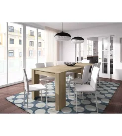 Tavoli|Tavolo consolle multiposizione estensibile rovere, 90x51x78 cm