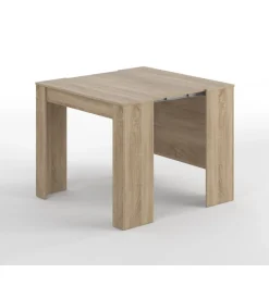 Tavoli|Tavolo consolle multiposizione estensibile rovere, 90x51x78 cm
