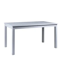 Clearance Tavolo da esterno allungabile in alluminio grigio chiaro 210/152x89x75 cm Mobili Da Giardino E Accessori