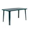 Discount Tavolo da esterno "domingo" in polipropilene verde 130x75x73 cm Mobili Da Giardino E Accessori