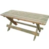 Mobili Da Giardino E Accessori- Tavolo da esterno in legno impregnato 180x75x76h cm