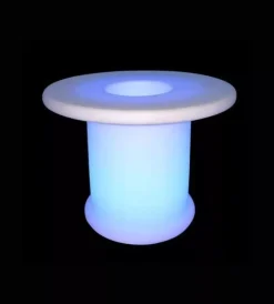 Discount Tavolo da esterno led rgb vtac con telecomando bianco 72x72x58 cm Illuminazione Per Esterno