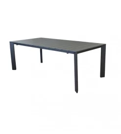 Mobili Da Giardino E Accessori|Tavolo da giardino allungabile elica garden "sacramento" in alluminio antracite 165/215x85x75 cm