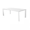 Mobili Da Giardino E Accessori- Tavolo da giardino allungabile elica garden "sacramento" in alluminio bianco 165/215x85x75 cm