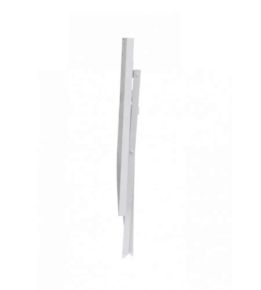 Mobili Da Giardino E Accessori- Tavolo da giardino pieghevole elica garden "alabama" in alluminio bianco 77x130x73 cm