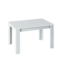 Tavolo da pranzo estensibile bianco, 140-190x90x78 cm Tavoli