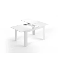 Tavolo da pranzo estensibile bianco, 140-190x90x78 cm Tavoli