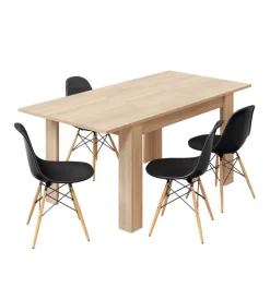 Tavoli|Tavolo da pranzo estensibile rovere, 140-190x90x78 cm