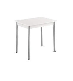 Tavoli|Tavolo "florio" bianco, 80x59x73cm