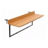 Mobili Da Giardino E Accessori|Tavolo per ringhiera balcone pieghevole solaria "look out" in alluminio resin wood 120x37 cm