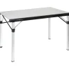 Brunner Campeggio|Tavolo pieghevole da campeggio "titanium quadra 4 ng" in alluminio 120,5x70x72 cm