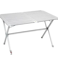 Brunner Campeggio|Tavolo pieghevole da campeggio "silver gapless level 4" in alluminio 110x71x70 cm