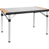 Brunner Campeggio|Tavolo pieghevole da campeggio "quadra tropic 4" in alluminio 120,5x70x72 cm