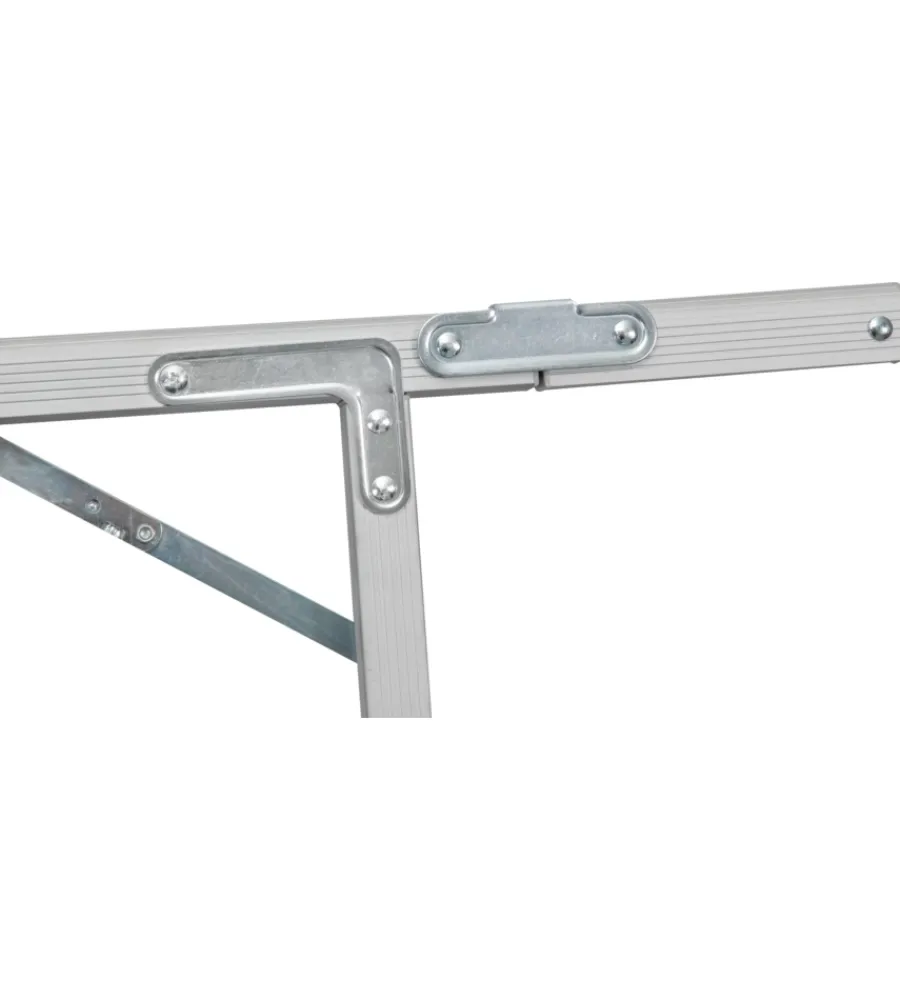 Campeggio-Brunner Tavolo pieghevole da campeggio "silver gapless level 6" in alluminio 140x81x70 cm