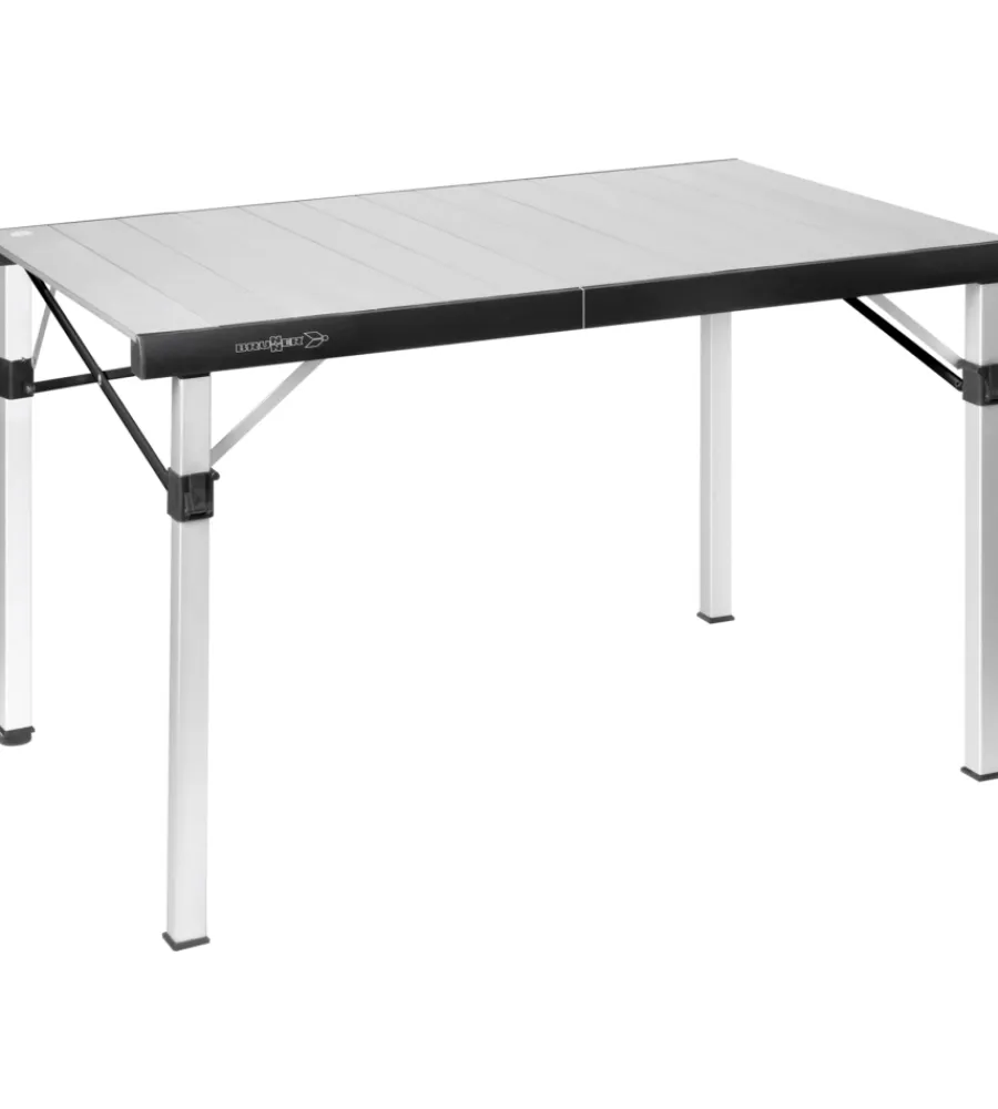 Brunner Campeggio|Tavolo pieghevole da campeggio "titanium quadra compack 4" in alluminio 120,5x70x72 cm