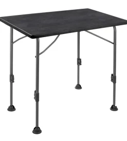 Online Tavolo pieghevole da campeggio "linear 115" in acciaio nero 115x70x63/83 cm Campeggio