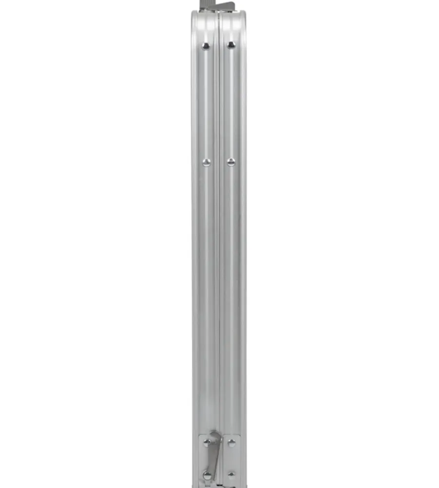 Campeggio-Brunner Tavolo pieghevole da campeggio "flatpack 4" in alluminio grigio 120x60x70 cm