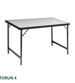 Campeggio-Brunner Tavolo pieghevole da campeggio "torun 4" in acciaio e alluminio 110x61,5x71 cm