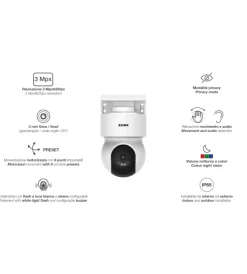 Vimar Videosorveglianza|Telecamera con pannello solare 4g 3mpx - cod.46243.030cl