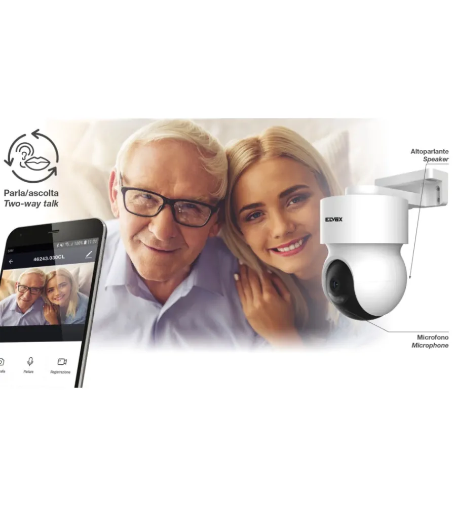 Vimar Videosorveglianza|Telecamera con pannello solare 4g 3mpx - cod.46243.030cl