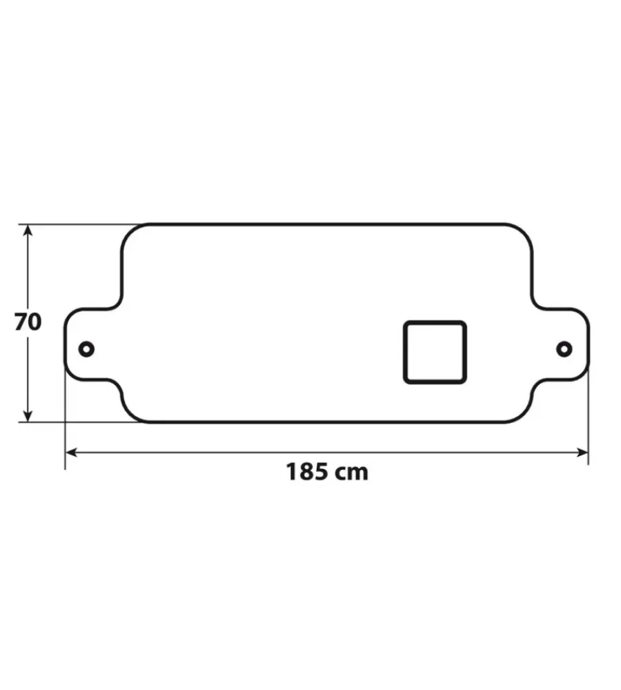 Garage E Manutenzione-Lampa Telo antibrina per parabrezza "no frost", 185x70 cm - 66851