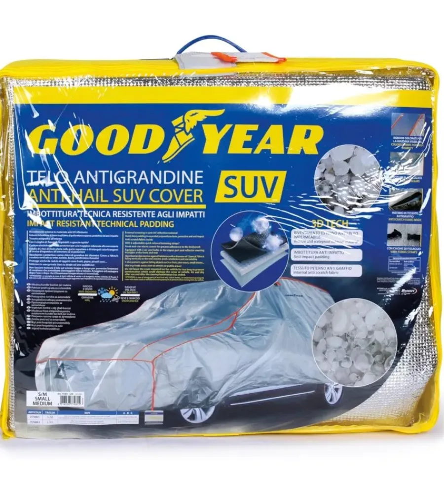 Garage E Manutenzione-Goodyear Telo antigrandine copriauto tg xl