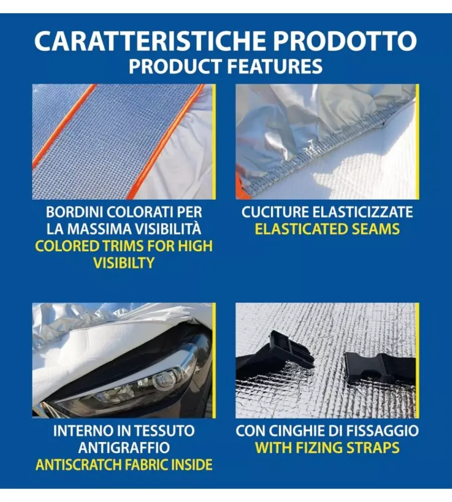 Garage E Manutenzione-Goodyear Telo antigrandine copriauto tg xl