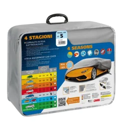Garage E Manutenzione-Lampa Telo copriauto in peva elettrosaldato 4 stagioni - ag-5 - cm 155x185x495  20459