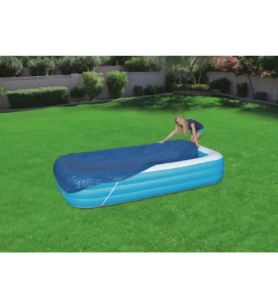 Piscine-Bestway Telo di copertura per piscina a 2 o 3 anelli "family" - cod. 58108