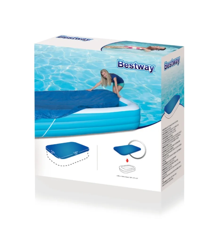 Piscine-Bestway Telo di copertura per piscina a 2 o 3 anelli "family" - cod. 58108