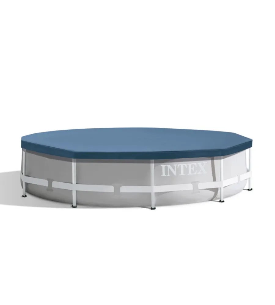 Piscine-Intex Telo di copertura per piscina rotonda "metal e prisma frame" 305x305x25 cm - cod. 28030