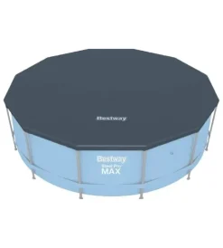 Telo di copertura per piscina fuori terra rotonda da 366 cm "steel pro" - cod. 58037 Piscine