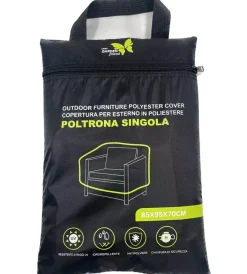 Mobili Da Giardino E Accessori|Telo di copertura per poltrona singola essenza 85x95x70 cm